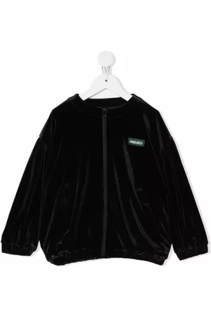 Kenzo Logo-graphic print zipped sweatshirt