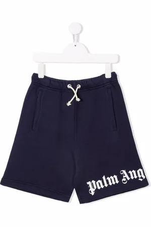 Palm Angels Logo-print track shorts