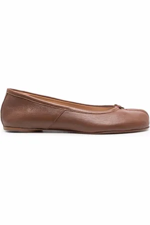 Maison Margiela Tabi leather ballerina shoes