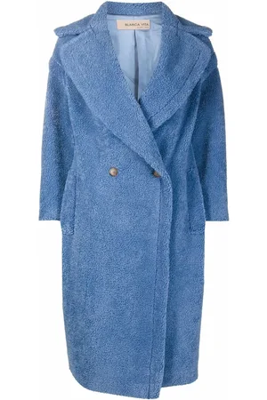 BLANCA Tuia double-breasted teddy coat