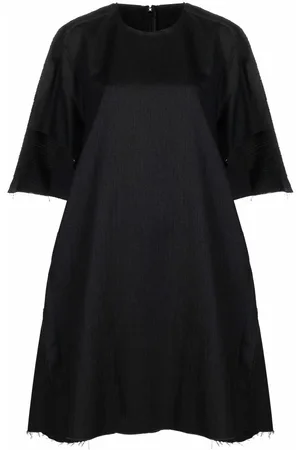 Maison Margiela Frayed-edge shift dress