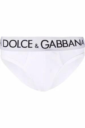 Dolce & Gabbana Logo-waistband stretch-cotton briefs