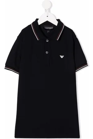 Emporio Armani Embroidered logo polo shirt