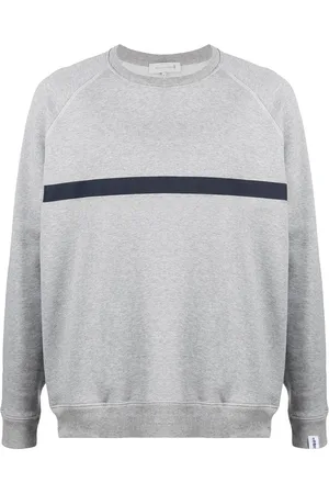 MACKINTOSH Horizontal-stripe crew-neck sweatshirt