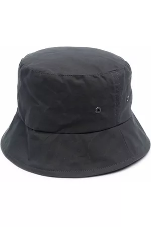 MACKINTOSH Waxed cotton bucket hat