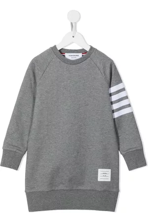 Thom Browne Loopback jersey 4-Bar sweatshirt dress