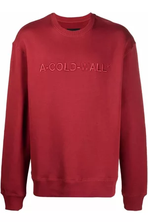 A-cold-wall* Logo-embroidered cotton sweatshirt