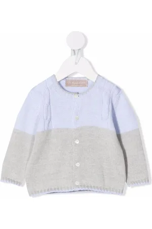 LA STUPENDERIA Two-tone button-up cashmere cardigan