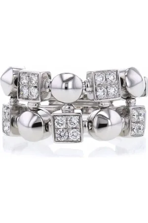 Bvlgari 2000 18kt white gold Lucéa diamond ring