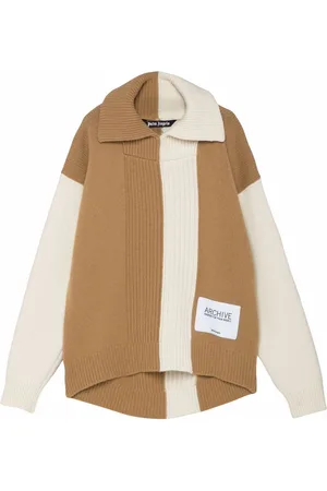 Palm Angels Colour-block knitted jumper