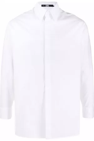 Karl Lagerfeld Men Shirts - Concealed fastening shirt
