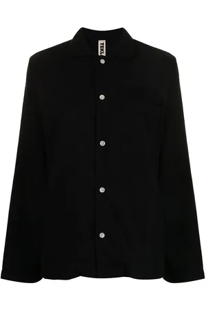 Tekla Poplin pajama shirt