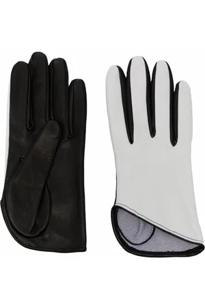 Manokhi Two-tone leather gloves
