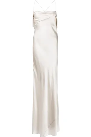 Michelle Mason Silk cowl neck gown
