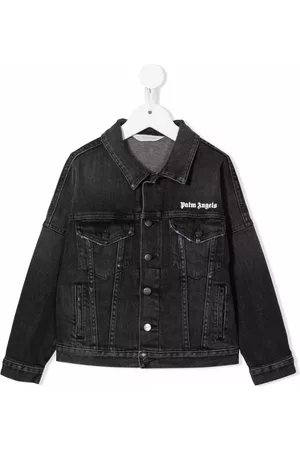 Palm Angels Logo-print denim jacket