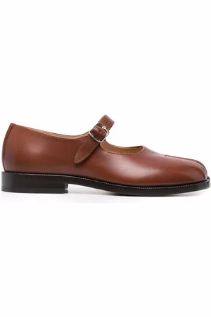Maison Margiela Tabi leather Mary Jane shoes