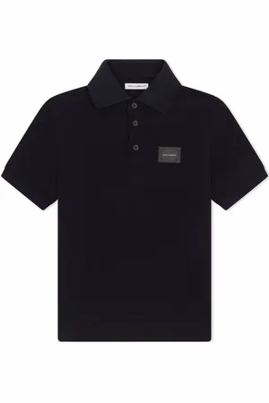 Dolce & Gabbana Logo-tag piqué polo shirt