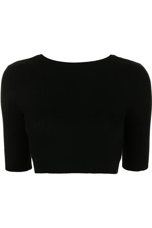 Cashmere In Love Liza scoop-back cropped top