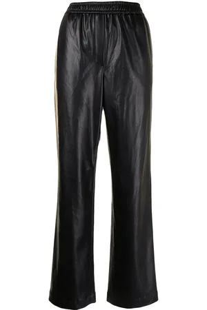 GOEN.J Faux-leather lounge trousers