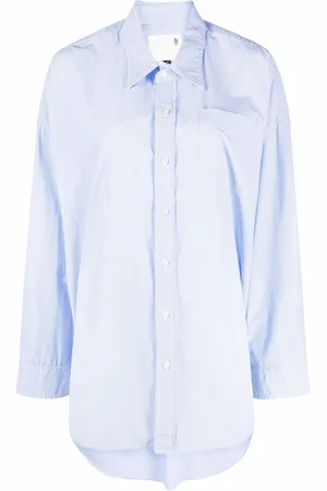 R13 Pinstripe cotton shirt