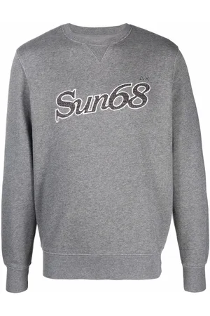 sun68 C/R logo-print cotton sweatshirt