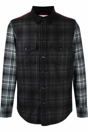 Woolrich Alaskan patchwork overshirt