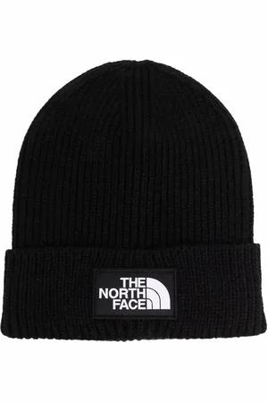 The North Face Box logo-patch ribbed beanie