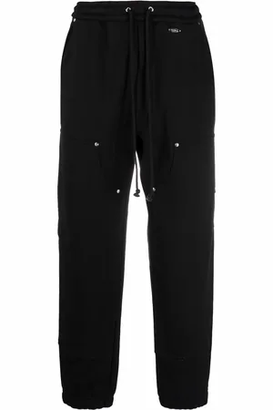 032c Straight-leg organic cotton track pants