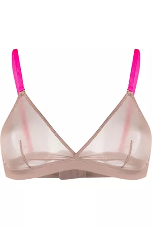 MAISON CLOSE Mesh triangle bra