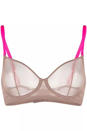 MAISON CLOSE Mesh underwired bra