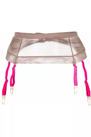 MAISON CLOSE Mesh garter belt