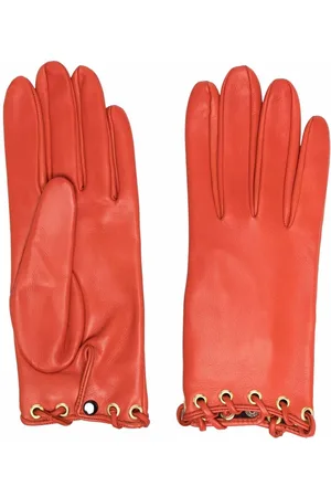 Philipp Plein stud-detail Quilted Leather Gloves - Farfetch