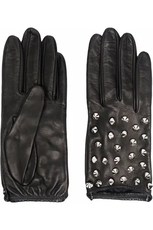 Manokhi Studded leather gloves