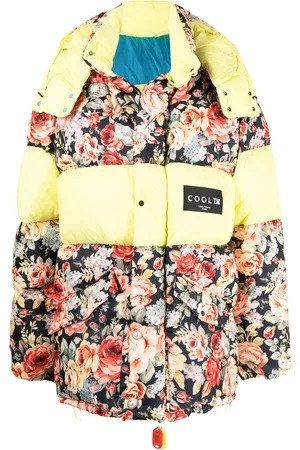 Floral Jackets for Women in yellow color