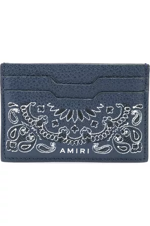 AMIRI Men Wallets - Bandana-print cardholder