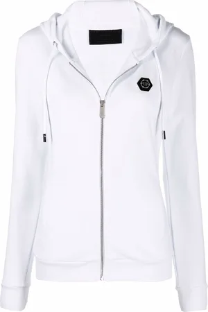 Philipp Plein Logo-print zip-up hoodie