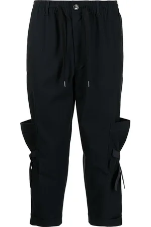 Ports V Cropped drawstring trousers