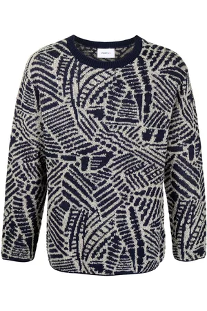 Ports V Abstract-pattern sweater