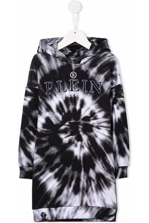Philipp Plein Tie-dye hooded dress