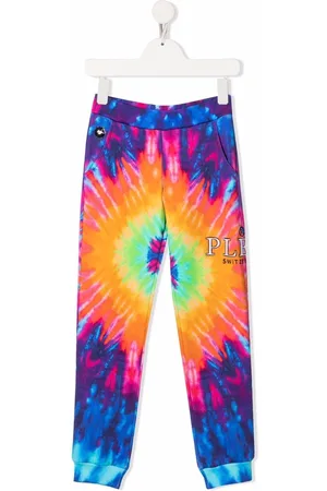 Philipp Plein Tie dye-print track pants