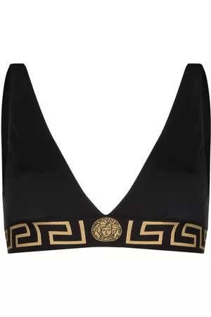 VERSACE Greca Border bikini top