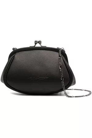YOHJI YAMAMOTO Clasp leather shoulder bag