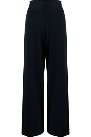 PRINGLE OF SCOTLAND High-waist wide-leg knitted trousers