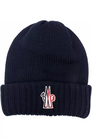 Moncler Embroidered logo beanie