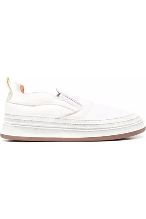 Buttero Panelled leather slip-on sneakers