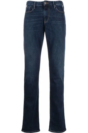 Emporio Armani Mid-rise straight leg jeans