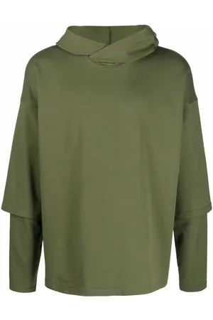 Alchemy Layered-sleeve hoodie