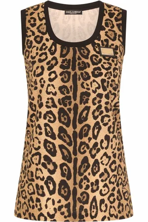 Dolce & Gabbana Leopard-print tank top