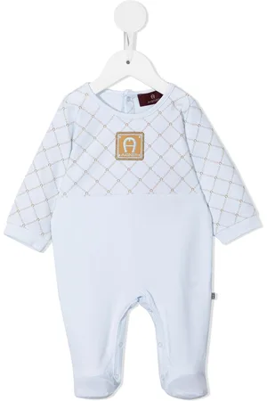 Aigner Logo cotton babygrow