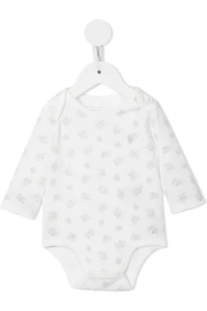 Ralph Lauren Bear-print cotton bodysuit